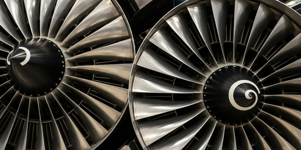 Fugtriebwerke aus Titan als Titanlegierung Anwendungsbeispiel