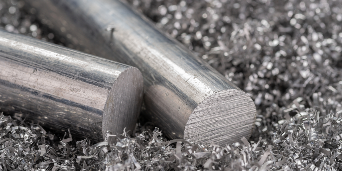 Aluminium und Aluminumlegierungen: Darstellung von einem Aluminiumbalken