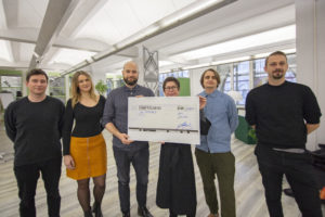 Entrega del cheque de donación