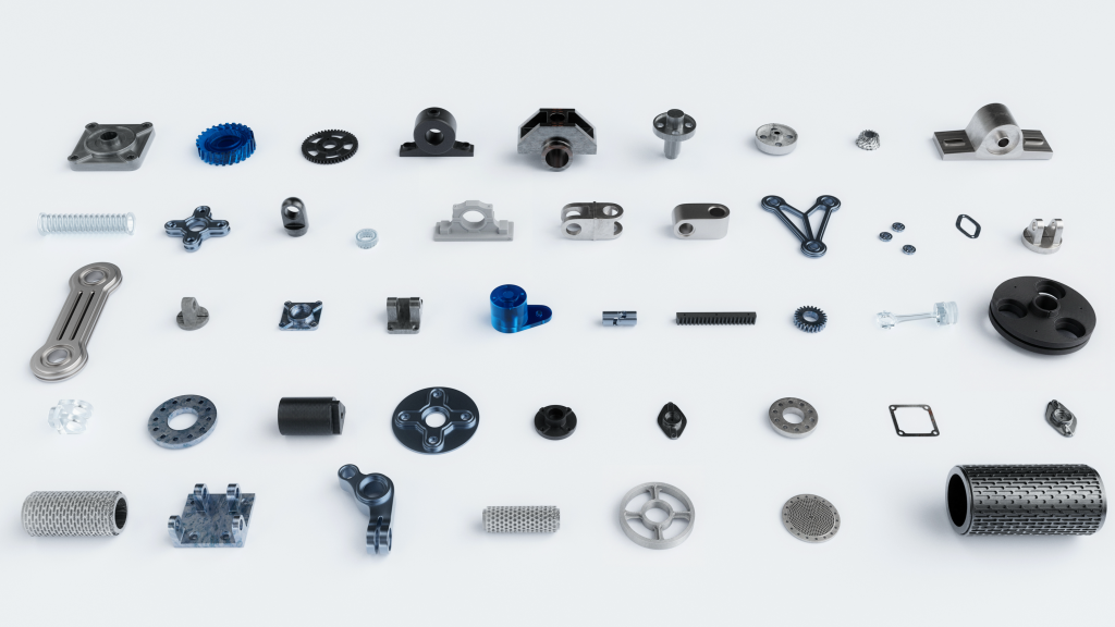 FACTUREE propose une large gamme de pièces usinées par CNC, imprimées en 3D et moulées, allant du prototype unique au composant prêt pour la production en série.